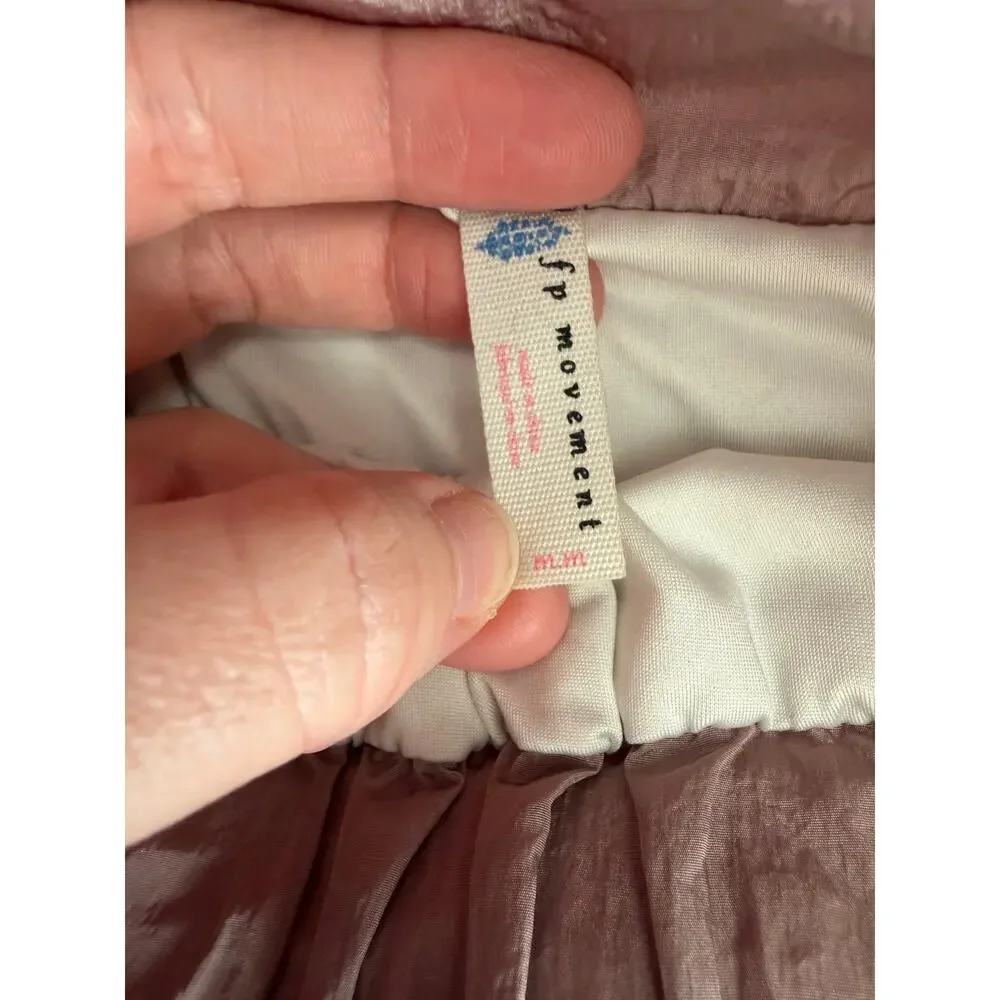 Free People FP Movement The Way Home Shorts Purple Dust Medium